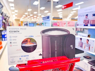 sharper image ice bath in target cart