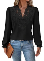 Women's Boho Lace Top