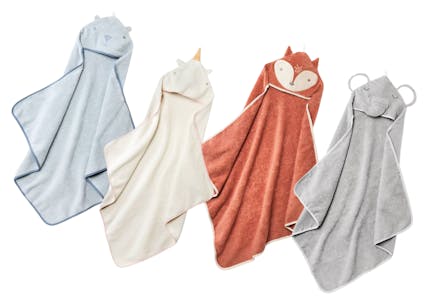 Cloud Island Baby Hooded Towel