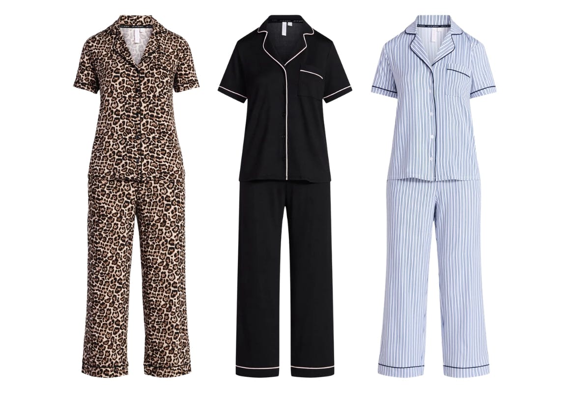 Joyspun Women's Knit Pajama Set