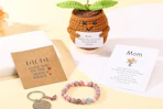 a gift set on a table