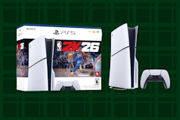 a PlayStation 5 and NBA 2k26 video game
