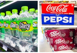 starry pepsi coke dr pepper collage