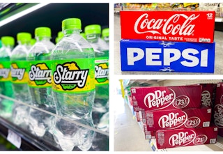 starry pepsi coke dr pepper collage