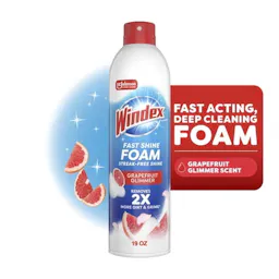 Windex Fast Shine Foam Glass Cleaner