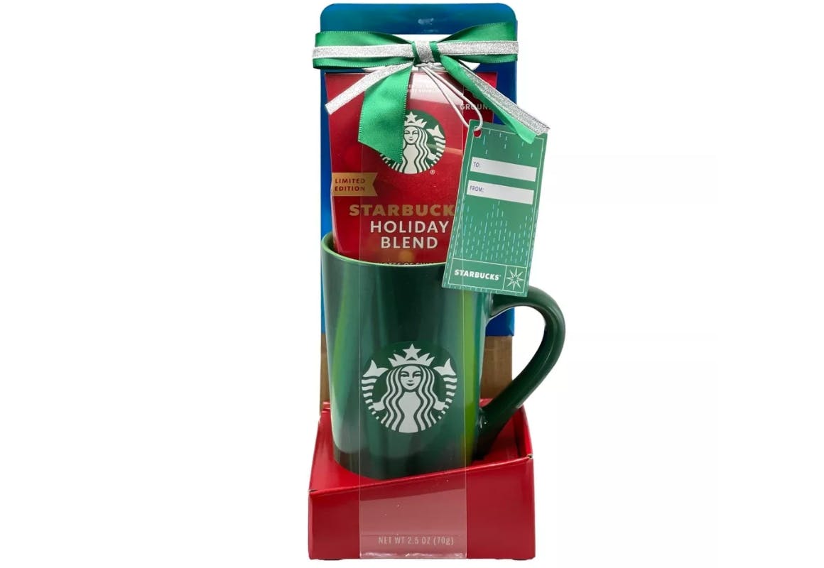 Costco Starbucks Tumbler Holiday Blend Coffee 70g Gift Set, Stainless Steel