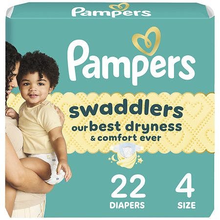 4 Pampers Swaddlers Diapers Packs