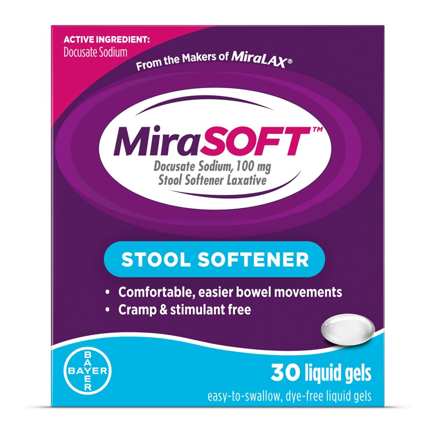 MiraLAX MiraSOFT Liquid Gels