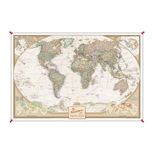 World Map Canvas Poster