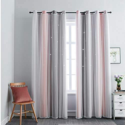 Ombre Rainbow Blackout Curtains 2-Pack
