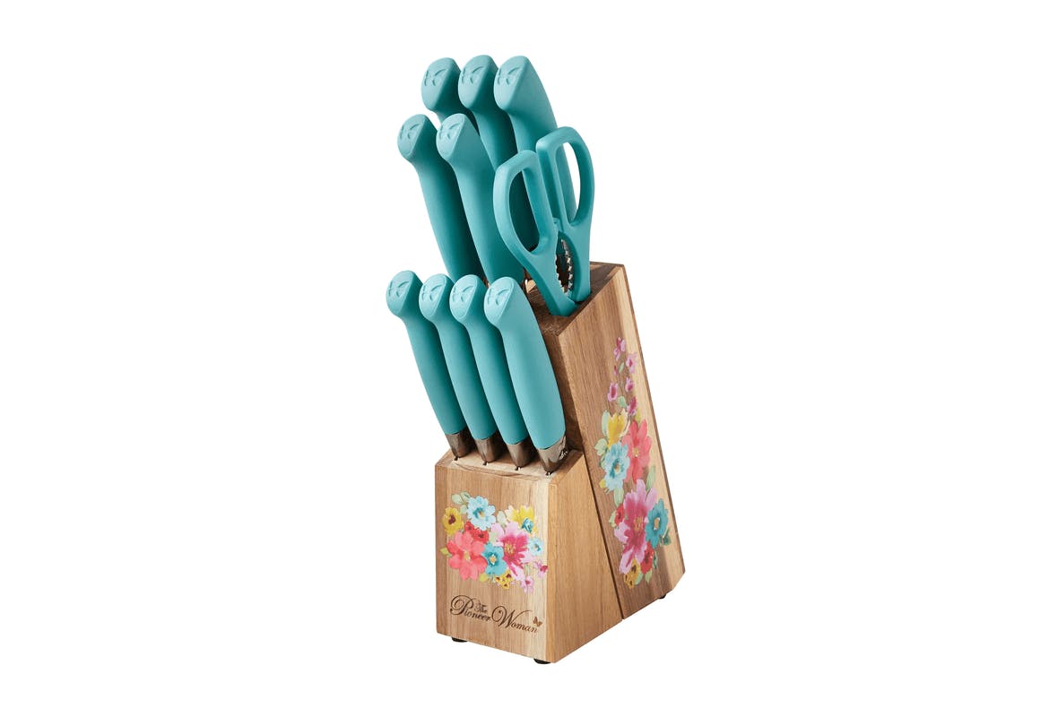 The Pioneer Woman Knife Block Set
