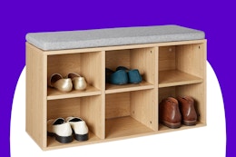 Amazon Basics Shoe Storage Bench