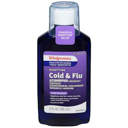 2 Walgreens Cold & Flu Syrups