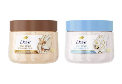 2 Dove Body Scrubs