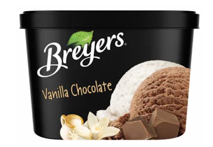 2 Breyers Ice Cream Tubs
