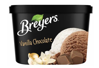 2 Breyers Ice Cream Tubs