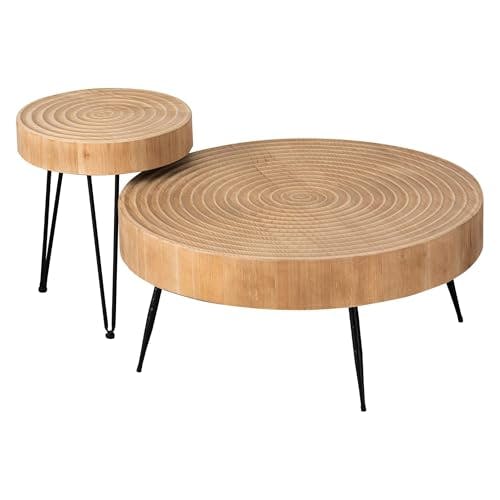 2-Piece Nesting Coffee Table Set