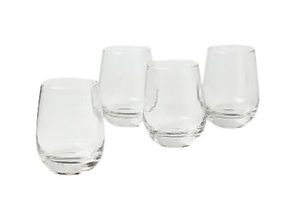 Threshold Alyse Stemless Wine Drinkware Set