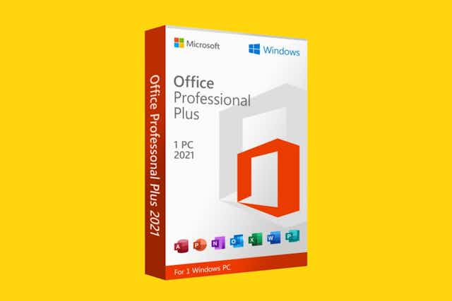 Microsoft Office 2021 for $21 and Windows 11 for Only $16 at Groupon card image