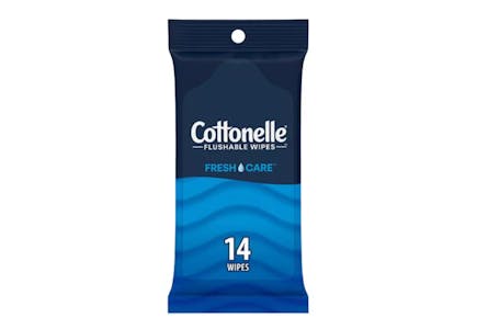Cottonelle Flushable Wipes Pack