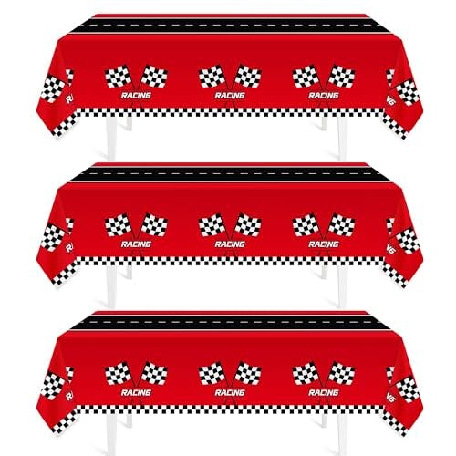 Racing Car Tablecloth 3-Pack