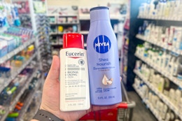 Nivea and Eucerin Lotions, Only $1.99 at CVS card image