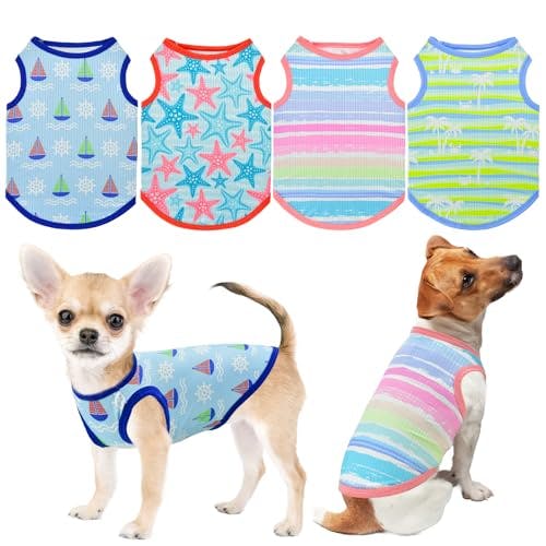 Dog Cooling Shirts 4-Pack