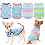 Dog Cooling Shirts 4-Pack