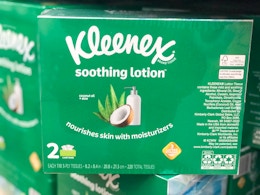 Kleenex Lotion Facial Tissue 8-Pack, as Low as $11.54 on Amazon (Reg. $25) card image