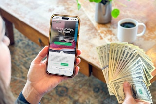 survey junkie model with cash