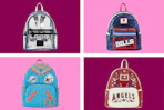 4 sports team backpacks from Loungefly