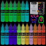 Glow in the Dark Acrylic Paint Set