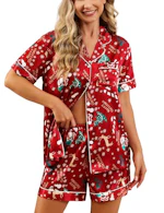 Women's Satin Pajama Set