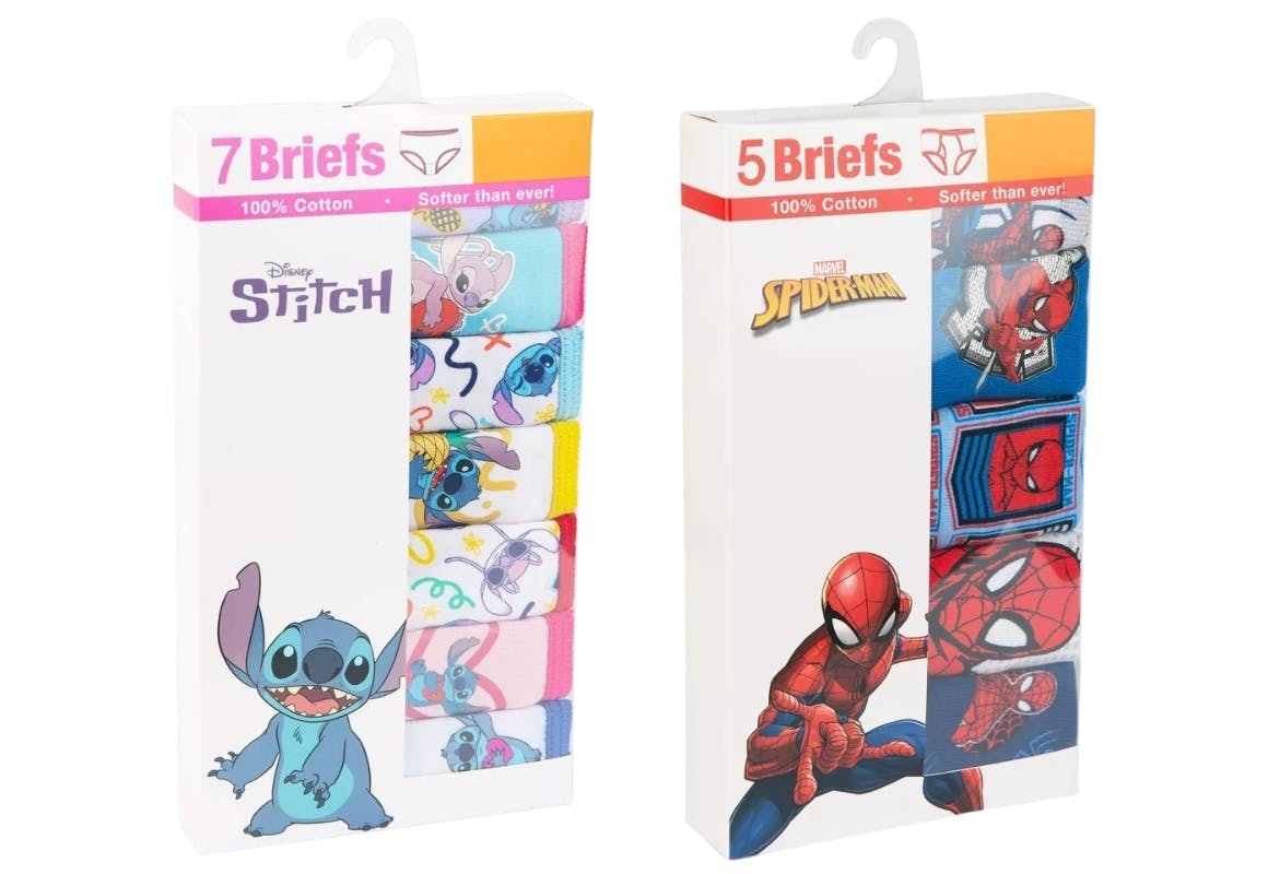 2 Character Kids' Underwear Packs