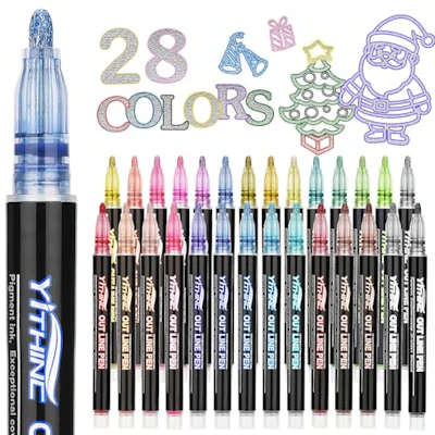 Outline Shimmer Markers