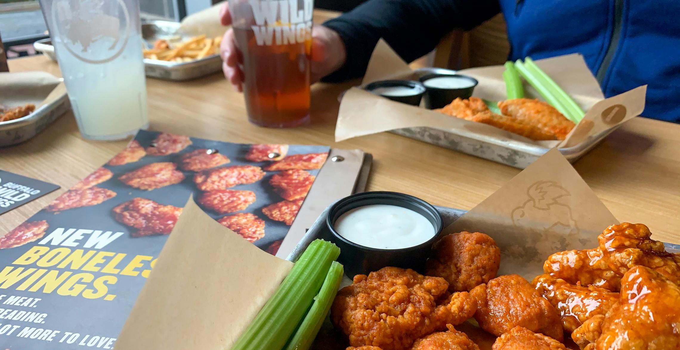 The Best Thursday Food Deals BOGO Boneless Buffalo Wild Wings The