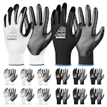 Nitrile Coated Work Gloves 12-Pack