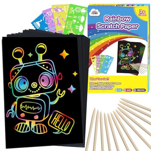 Rainbow Scratch Art Kit