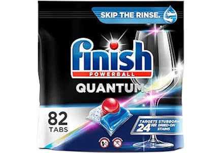 Finish Quantum Powerball Dishwasher Pods
