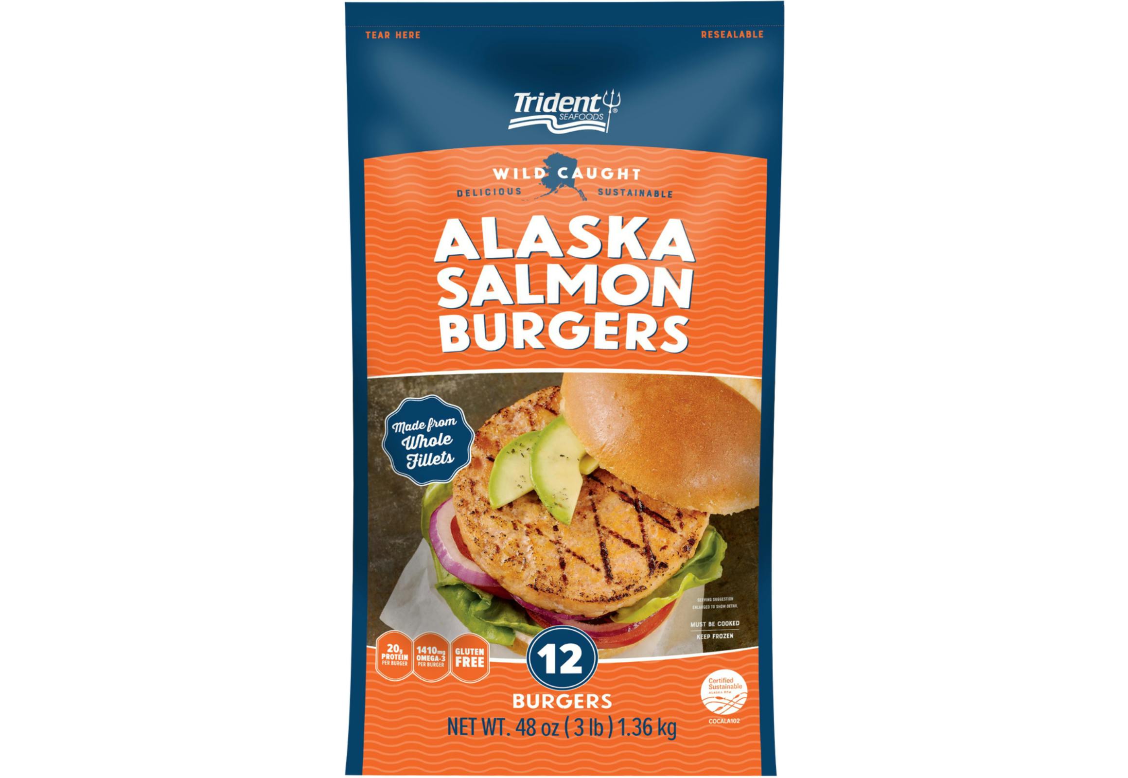 Trident Salmon Burgers