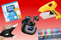 Amazon Deals Under $10 You Won't Want to Miss: Earbuds, Cat Litter, More card image