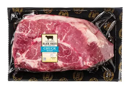 Black Angus Beef Chuck Roast, per lb