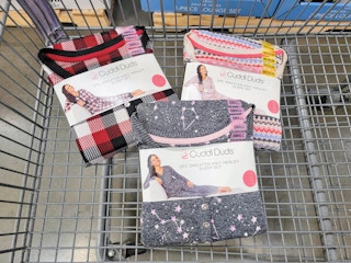 3 pairs of cuddl duds womens pajamas in a cart