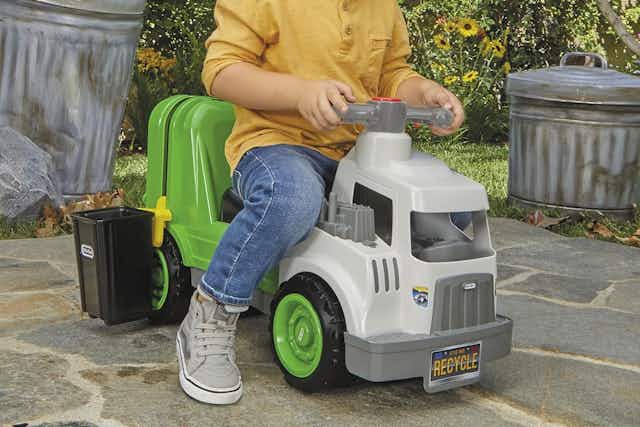 Little Tikes Garbage Truck Ride-On, Only $26.53 on Amazon (Reg. $50) card image