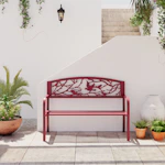 Outdoor Steel Park Bench