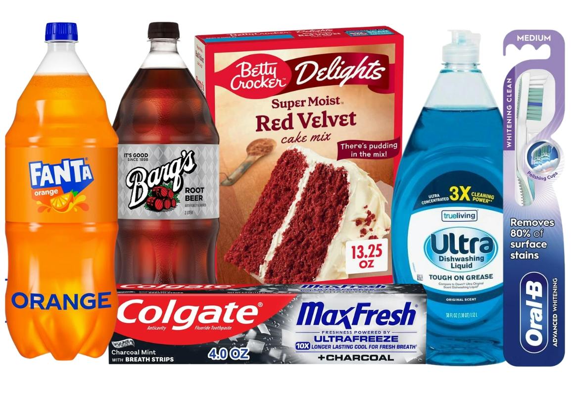 11 Grocery + 5 Household Items