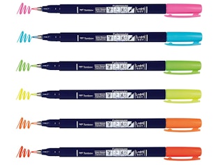 Tombow Fudenosuke Neon Brush Pen