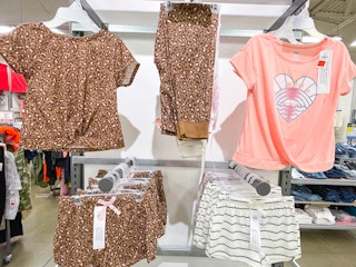 kids pajamas on hangers