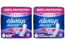 2 Always Discreet Pad Packs
