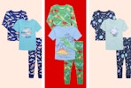 Toddler 3-piece pajama sets in three color/pattern choices